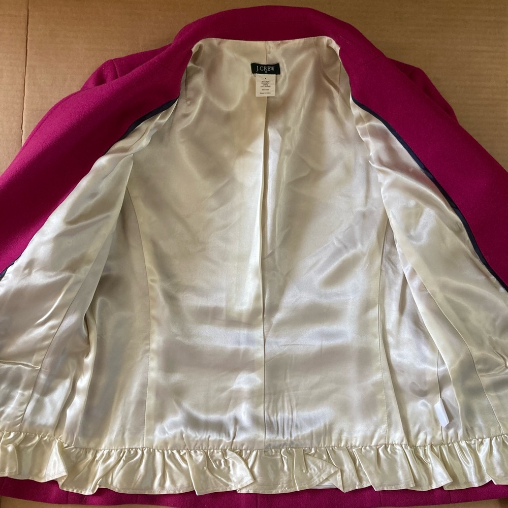 J Crew Wool Blazer size 4 - Picture 8 of 9